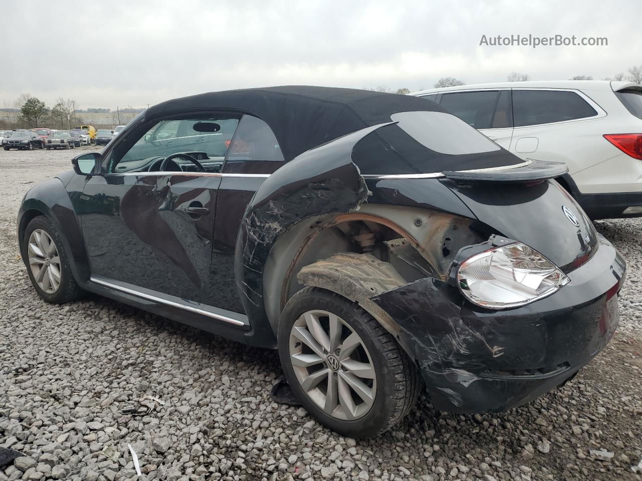 2014 Volkswagen Beetle  Черный vin: 3VW5L7AT4EM806973