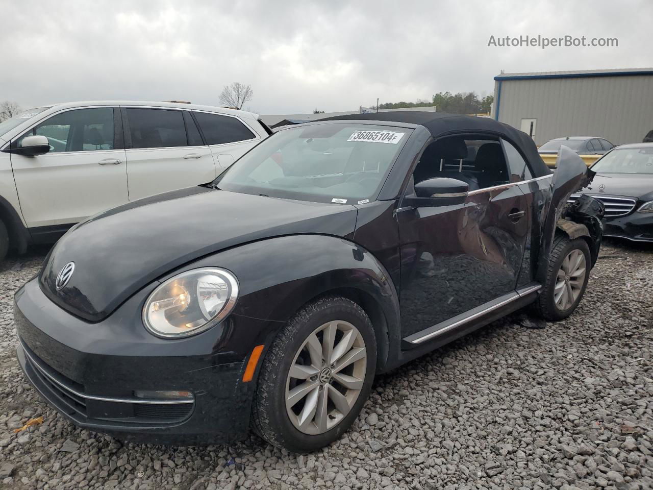 2014 Volkswagen Beetle  Черный vin: 3VW5L7AT4EM806973