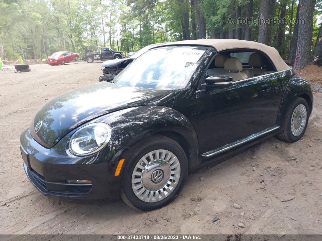 2014 Volkswagen Beetle Convertible 2.5l Black vin: 3VW5P7AT0EM807803