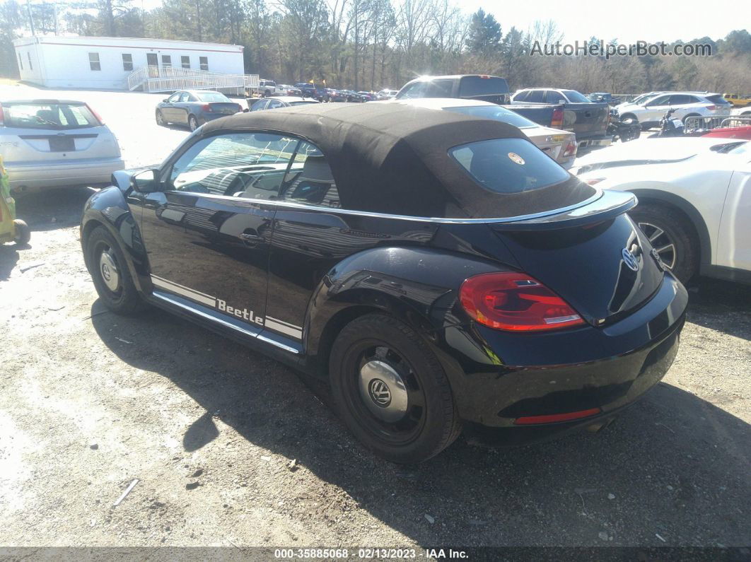 2014 Volkswagen Beetle Convertible 2.5l Black vin: 3VW5P7AT1EM804506