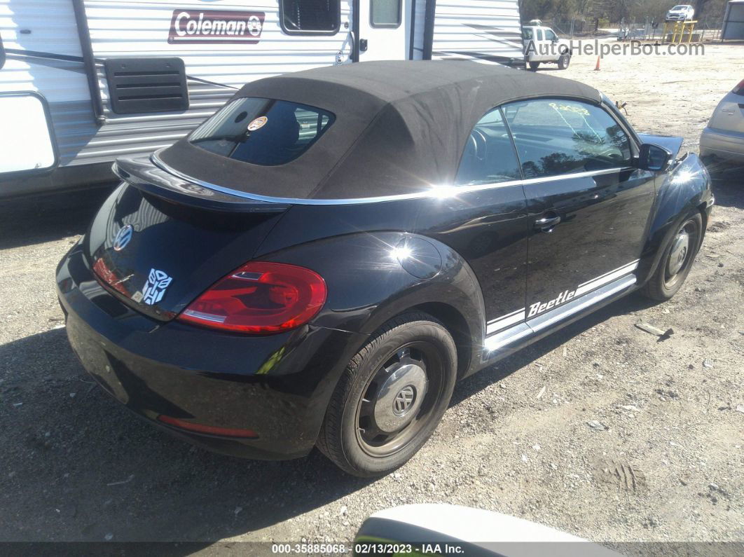 2014 Volkswagen Beetle Convertible 2.5l Black vin: 3VW5P7AT1EM804506