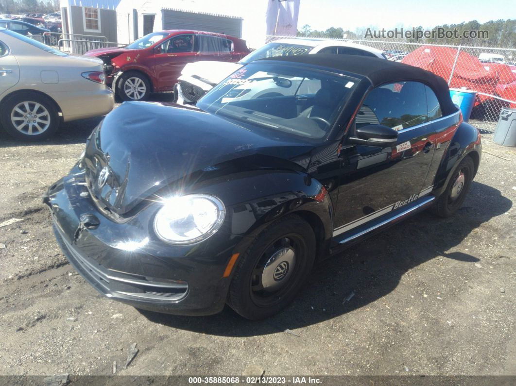 2014 Volkswagen Beetle Convertible 2.5l Black vin: 3VW5P7AT1EM804506