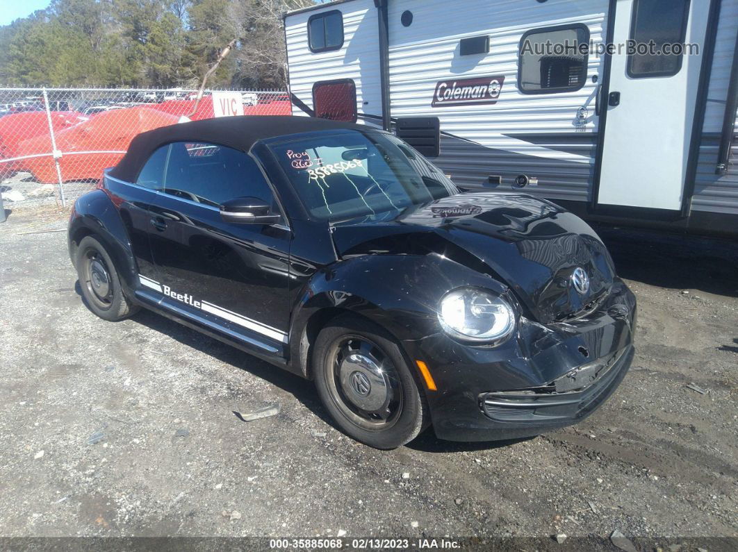 2014 Volkswagen Beetle Convertible 2.5l Black vin: 3VW5P7AT1EM804506