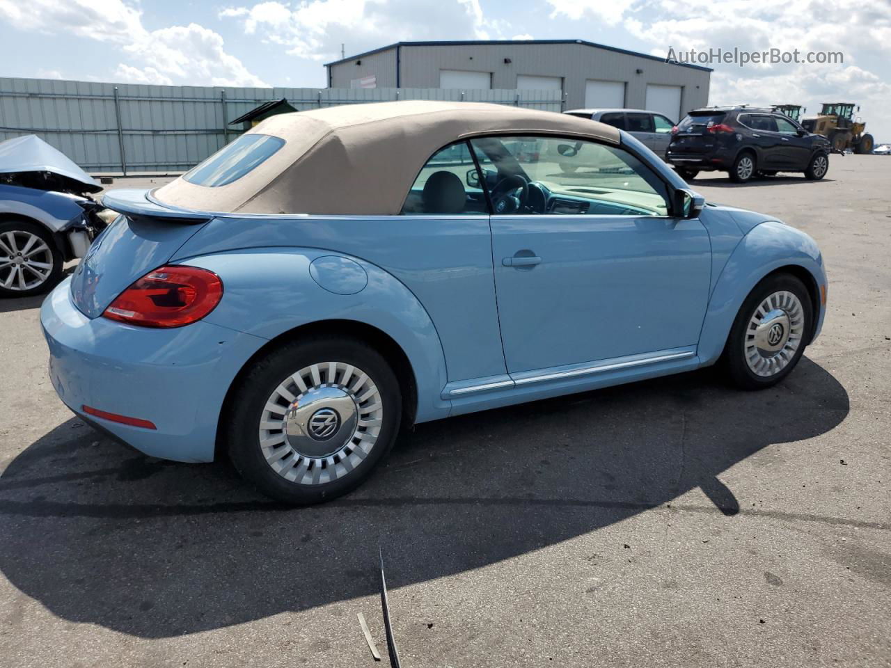 2014 Volkswagen Beetle  Синий vin: 3VW5P7AT3EM807634