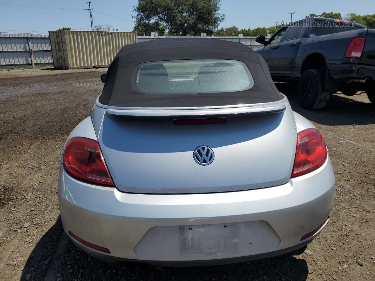 2014 Volkswagen Beetle  Silver vin: 3VW5P7AT4EM802569