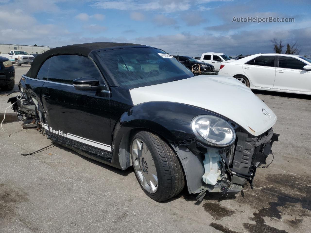 2014 Volkswagen Beetle  Black vin: 3VW5P7AT8EM806365