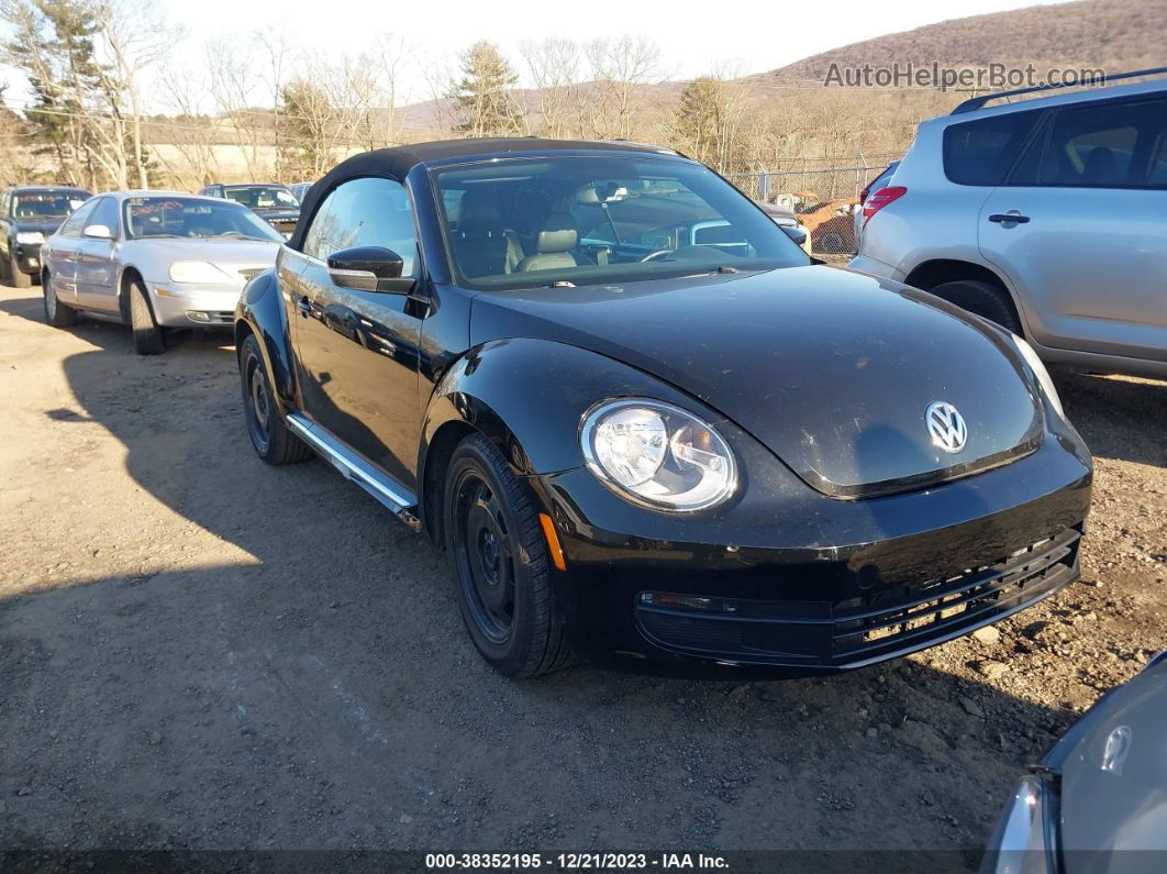 2014 Volkswagen Beetle 2.5l Black vin: 3VW5P7ATXEM801717