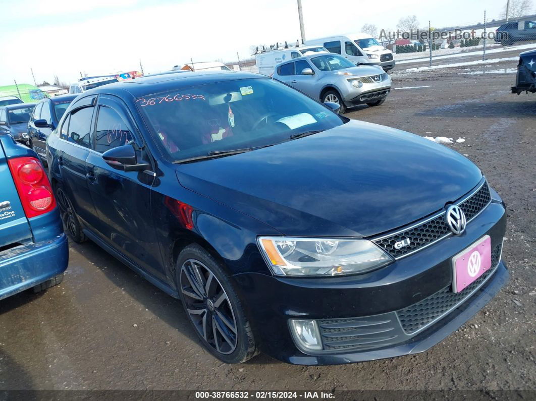 2014 Volkswagen Jetta Gli Autobahn Black vin: 3VW5S7AJ0EM207134