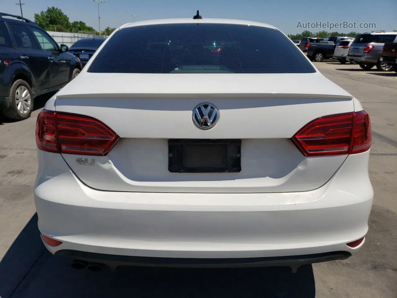 2014 Volkswagen Jetta Gli White vin: 3VW5S7AJ2EM366253