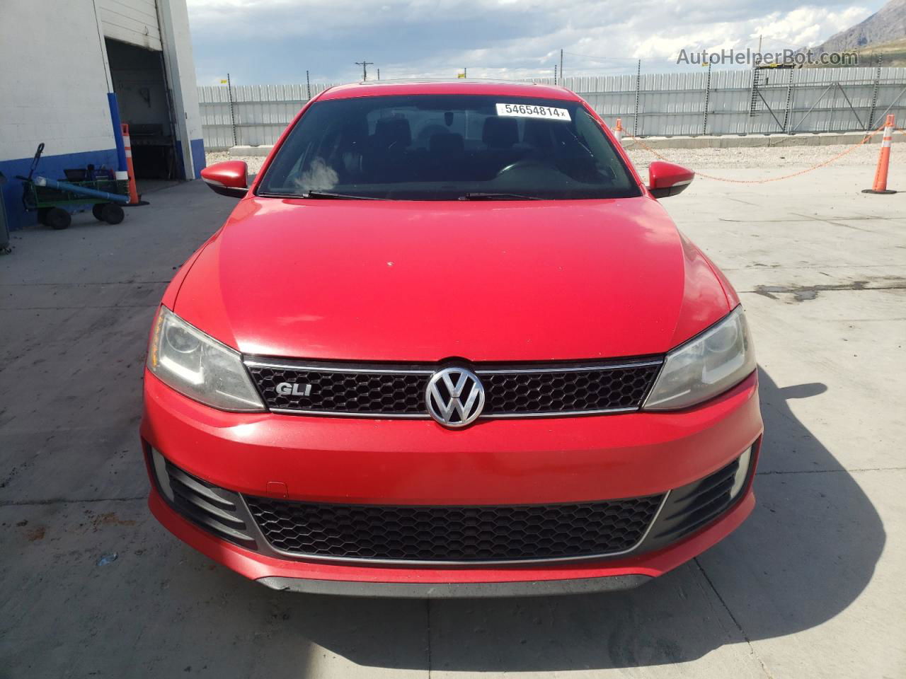 2014 Volkswagen Jetta Gli Red vin: 3VW5S7AJ2EM374319