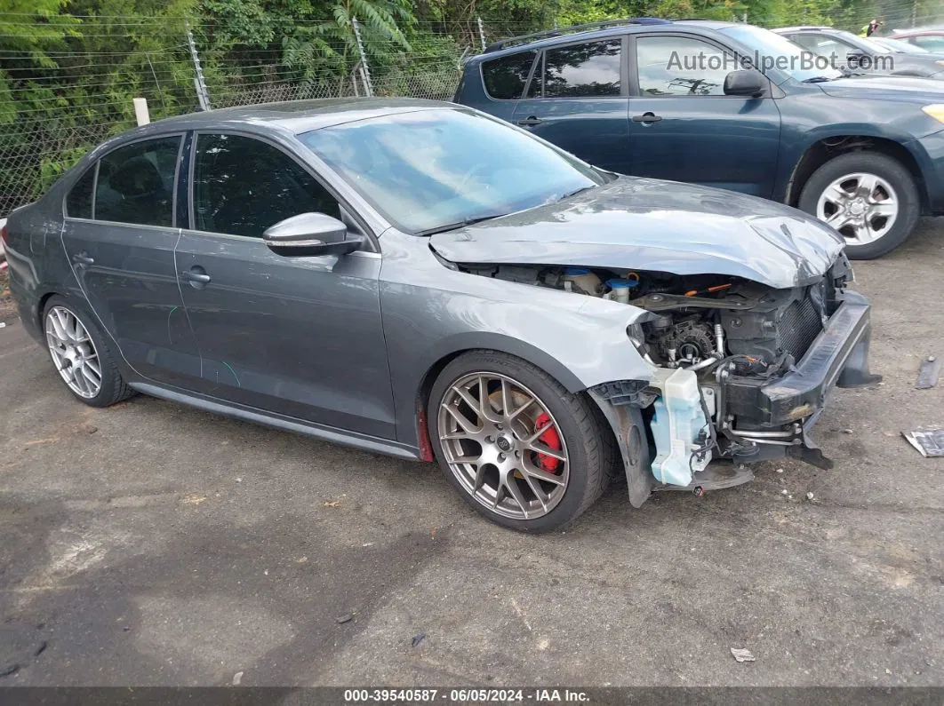 2013 Volkswagen Jetta Gli Autobahn W/nav Light Blue vin: 3VW5S7AJXDM300824