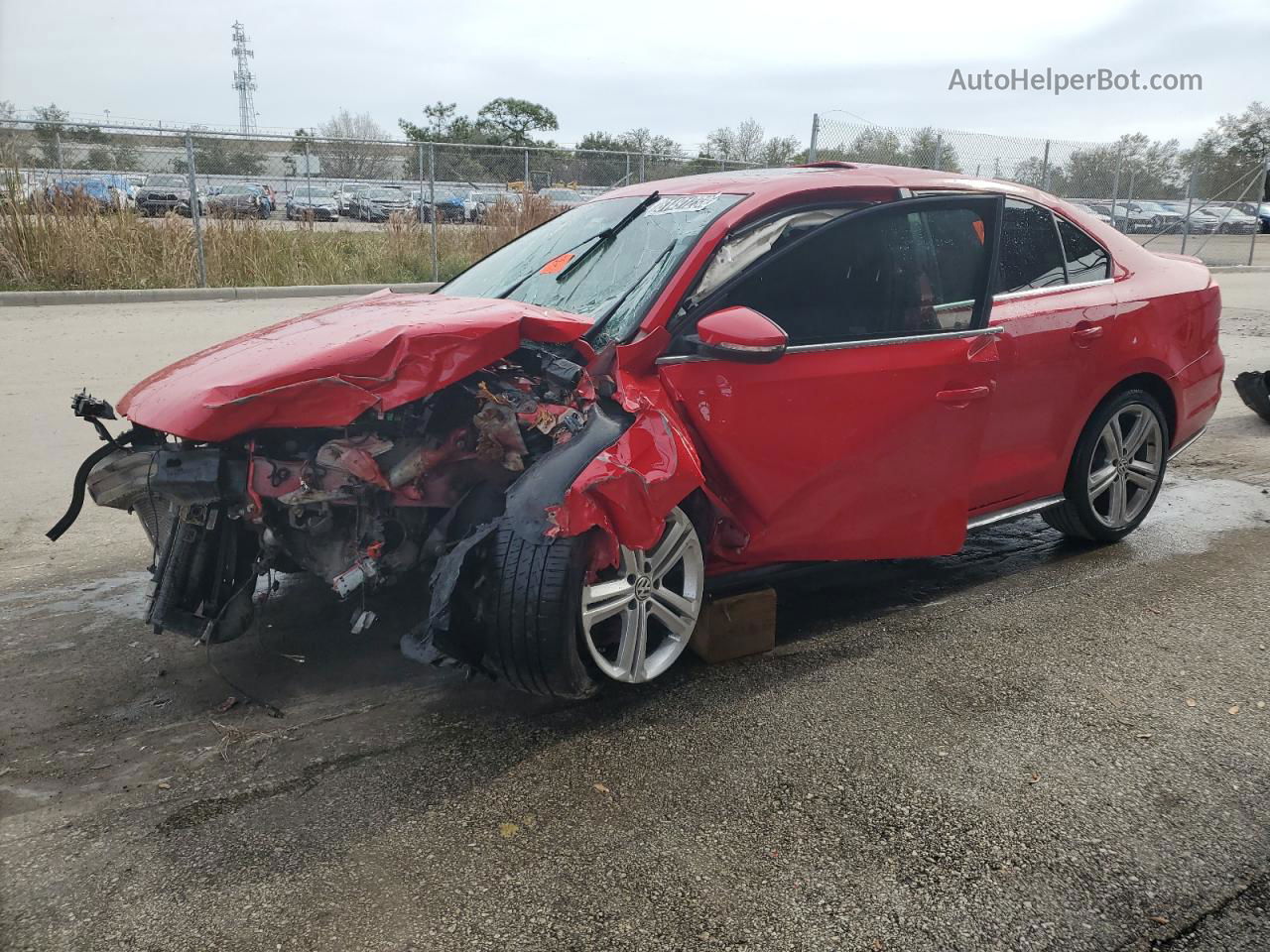 2017 Volkswagen Jetta Gli Red vin: 3VW5T7AJ1HM337022