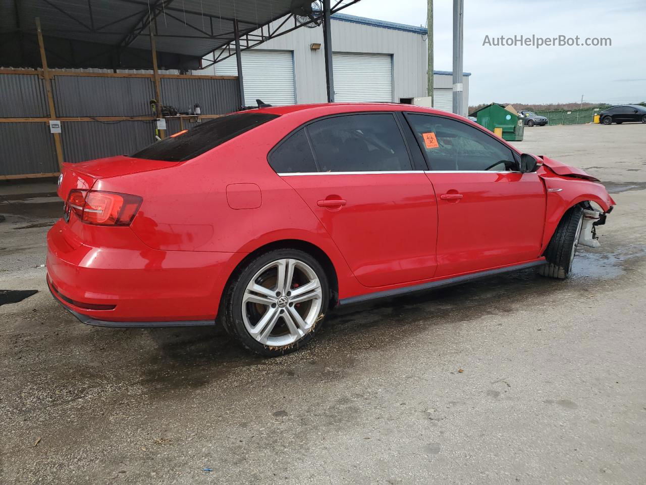 2017 Volkswagen Jetta Gli Red vin: 3VW5T7AJ1HM337022