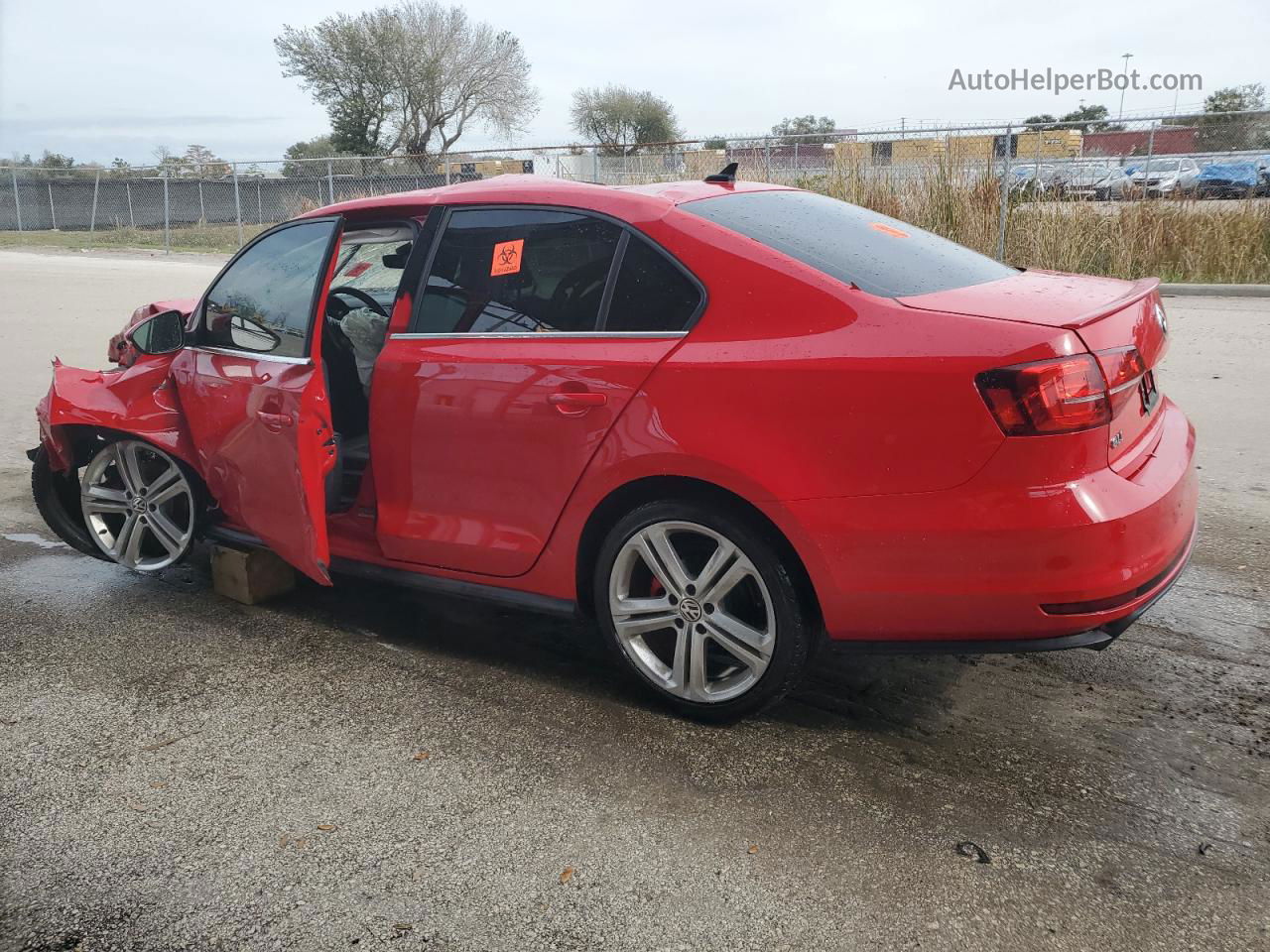 2017 Volkswagen Jetta Gli Red vin: 3VW5T7AJ1HM337022