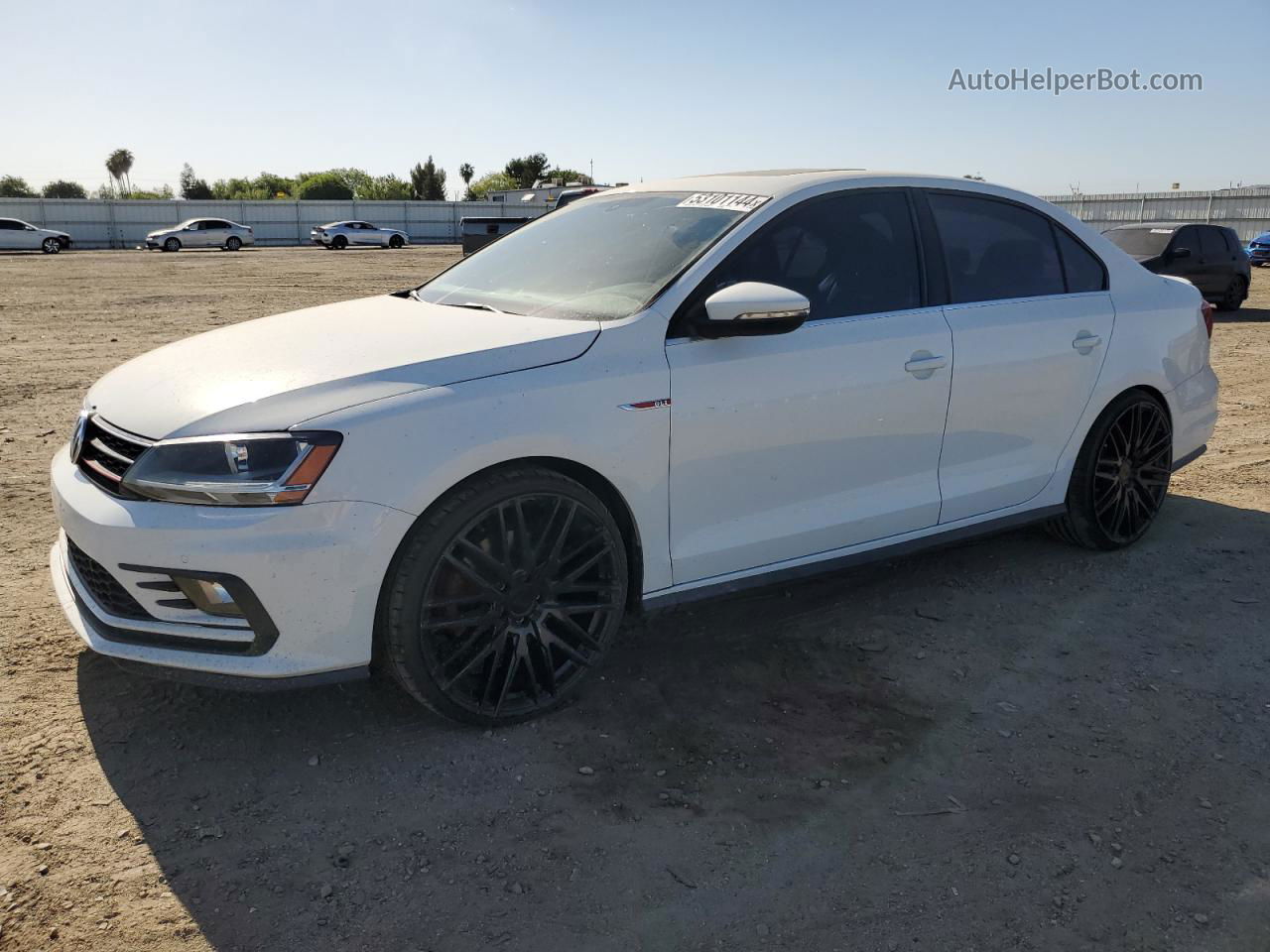 2017 Volkswagen Jetta Gli White vin: 3VW5T7AJ2HM285660