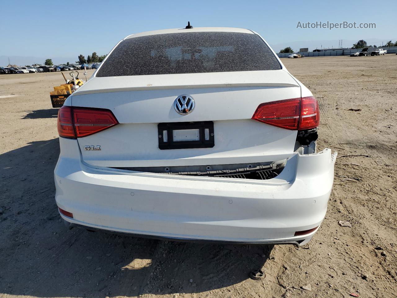 2017 Volkswagen Jetta Gli White vin: 3VW5T7AJ2HM285660