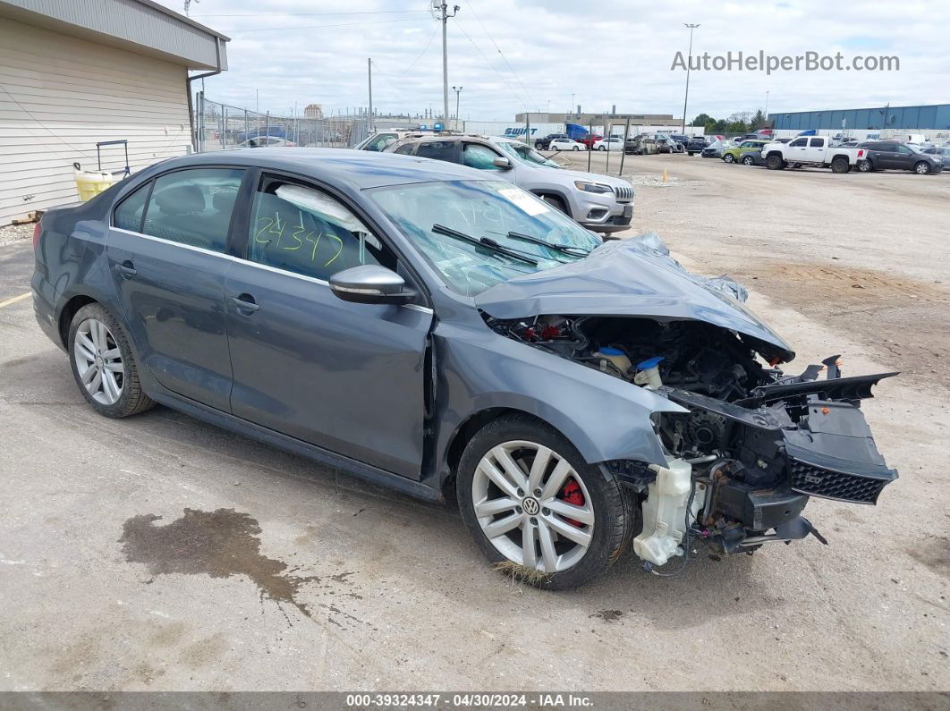 2013 Volkswagen Jetta Gli Gray vin: 3VW5T7AJ4DM302386