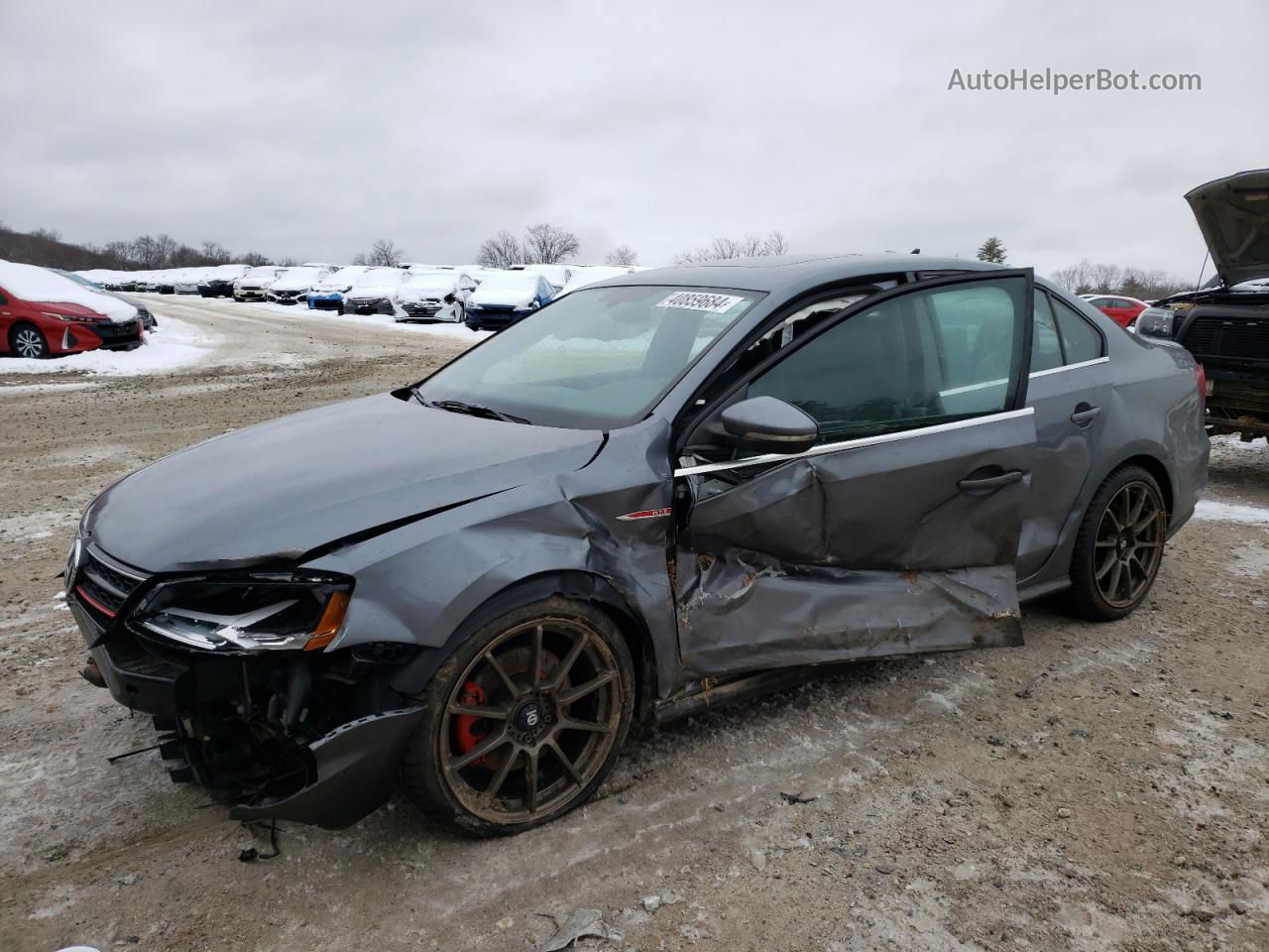 2017 Volkswagen Jetta Gli Gray vin: 3VW5T7AJ4HM384528