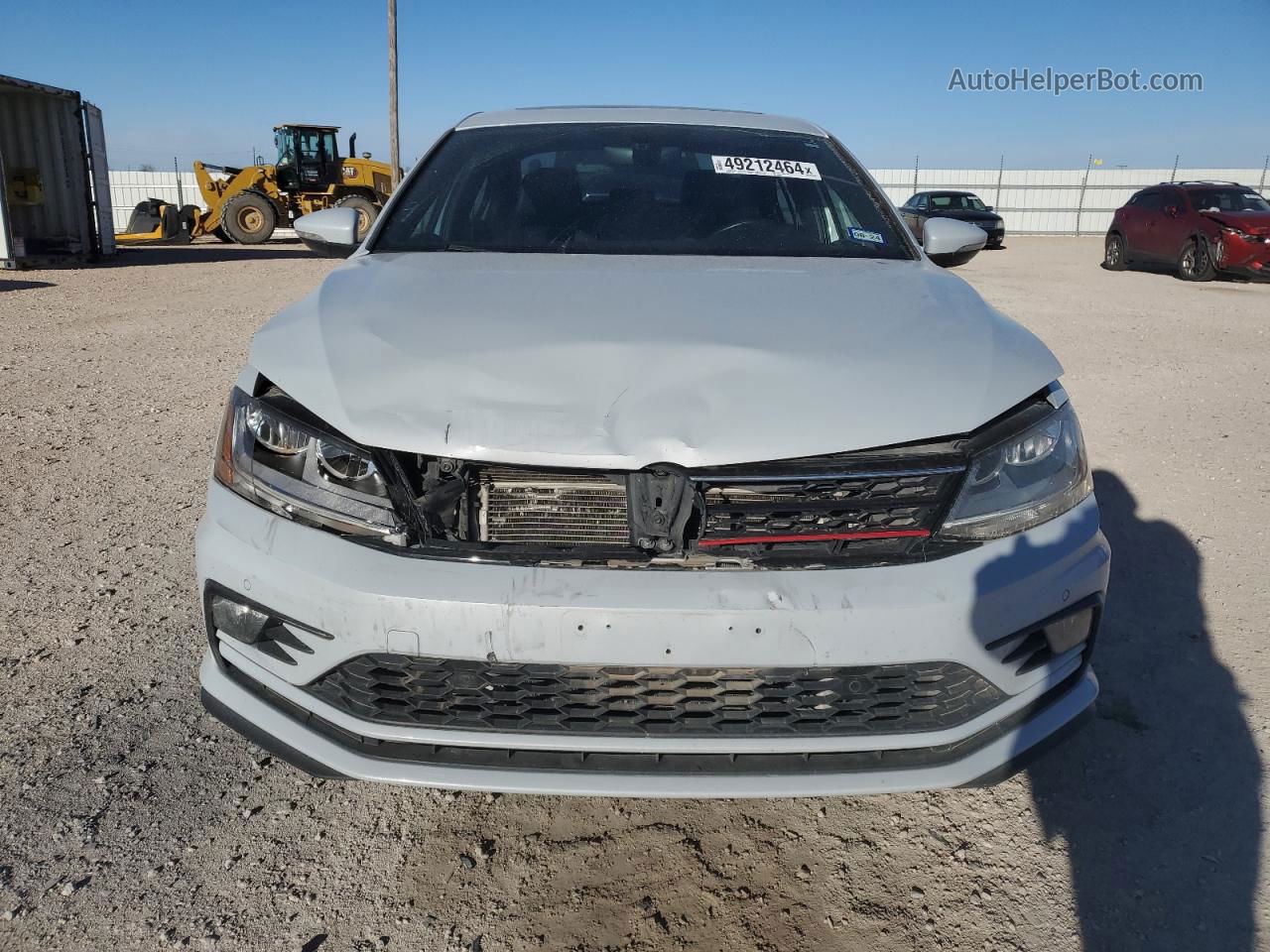 2017 Volkswagen Jetta Gli White vin: 3VW5T7AJ4HM405149