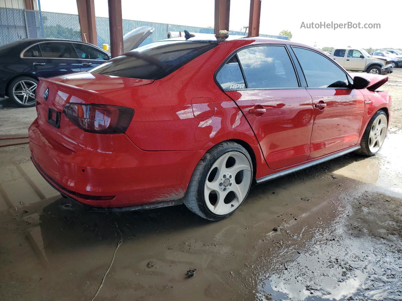 2017 Volkswagen Jetta Gli Красный vin: 3VW5T7AJ5HM265404