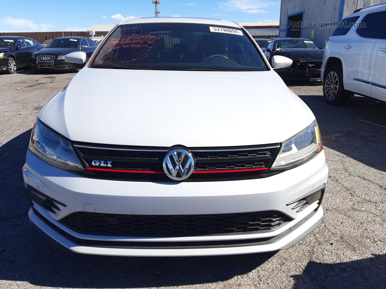 2017 Volkswagen Jetta Gli White vin: 3VW5T7AJ7HM234655