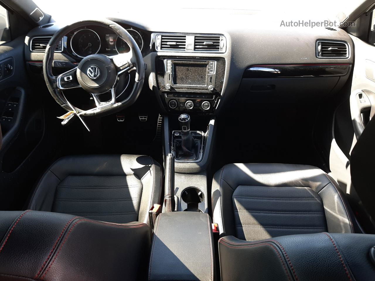 2017 Volkswagen Jetta Gli White vin: 3VW5T7AJ7HM234655