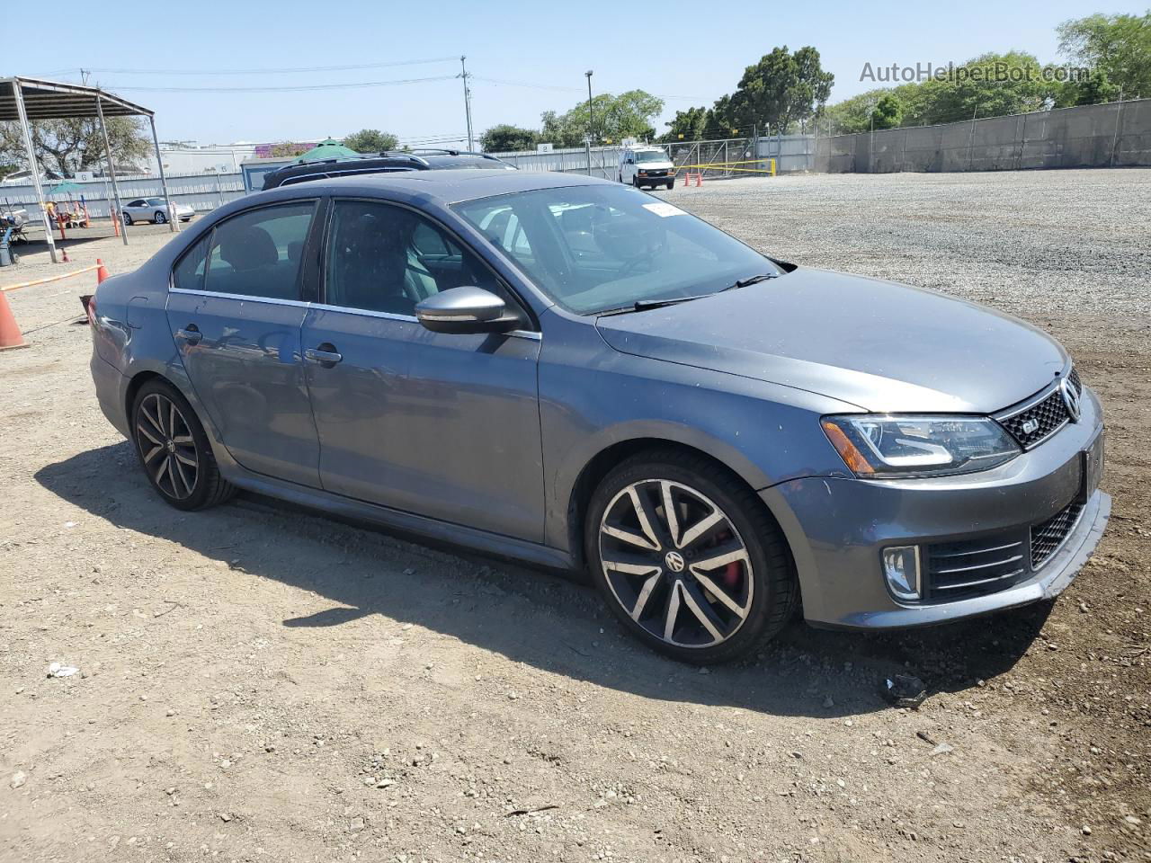 2013 Volkswagen Jetta Gli Gray vin: 3VW5T7AJ8DM450590