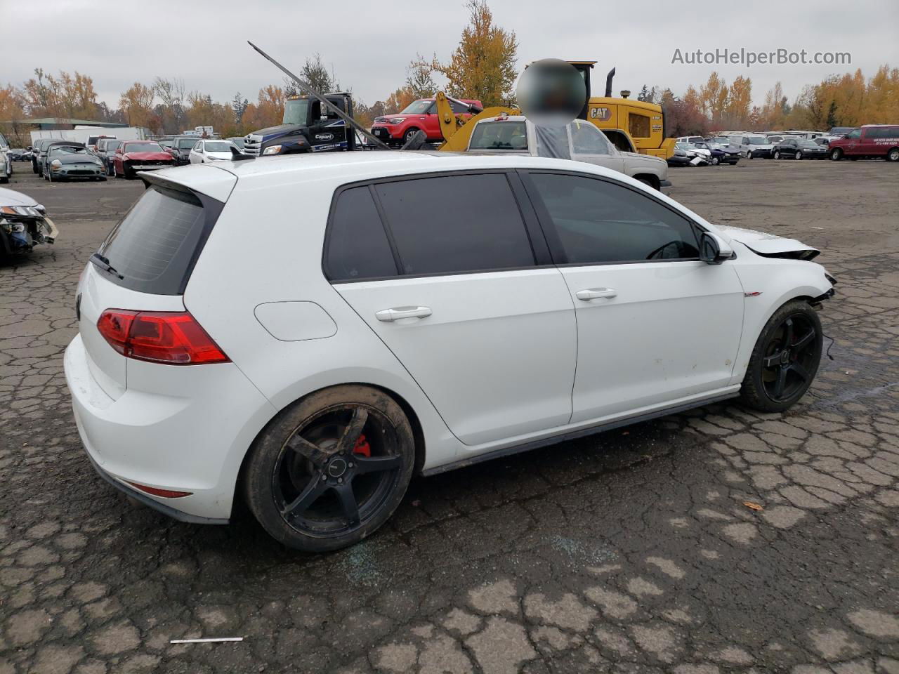 2015 Volkswagen Gti  Белый vin: 3VW5T7AU0FM085643