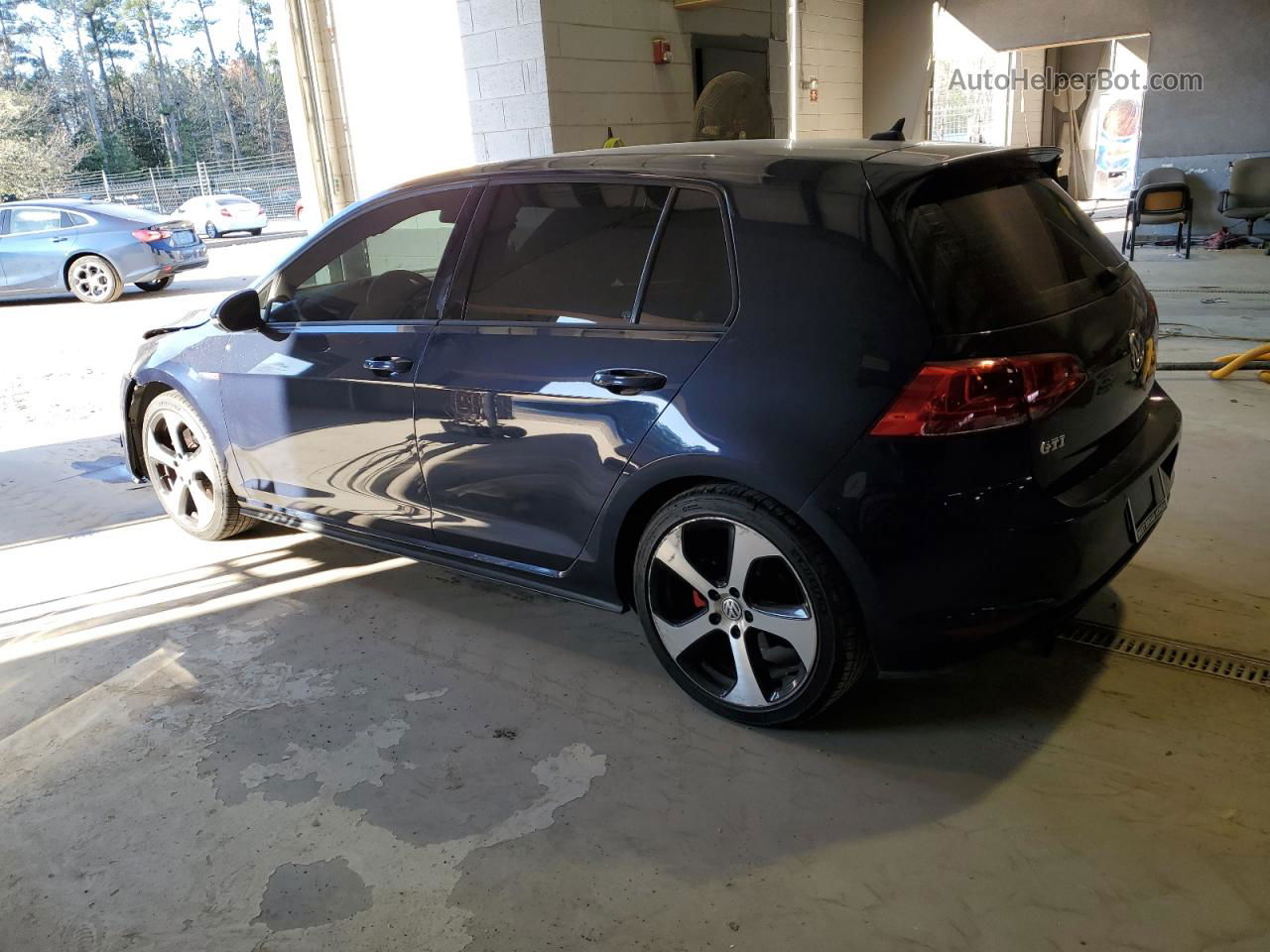 2015 Volkswagen Gti  Синий vin: 3VW5T7AU0FM086694