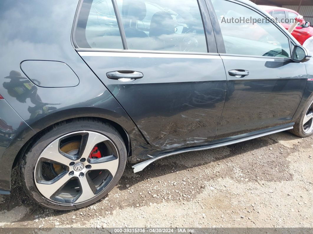 2016 Volkswagen Golf Gti Se 4-door Серый vin: 3VW5T7AU0GM005579