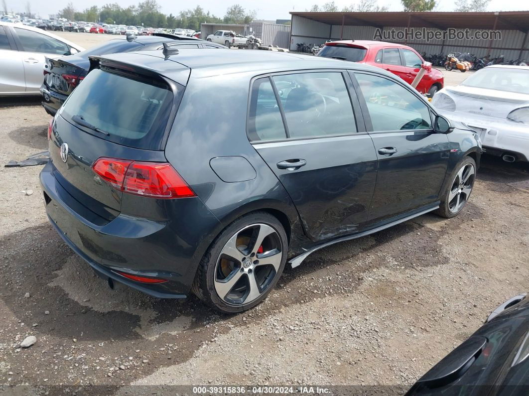 2016 Volkswagen Golf Gti Se 4-door Серый vin: 3VW5T7AU0GM005579