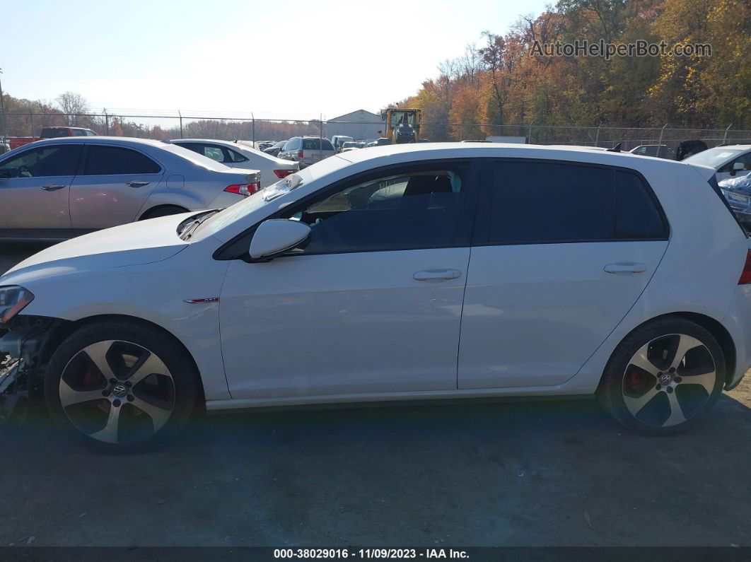 2016 Volkswagen Golf Gti S 4-door White vin: 3VW5T7AU0GM036797