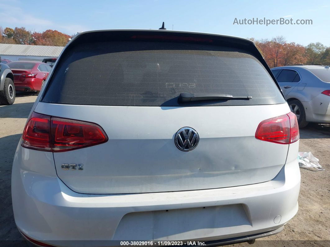 2016 Volkswagen Golf Gti S 4-door White vin: 3VW5T7AU0GM036797