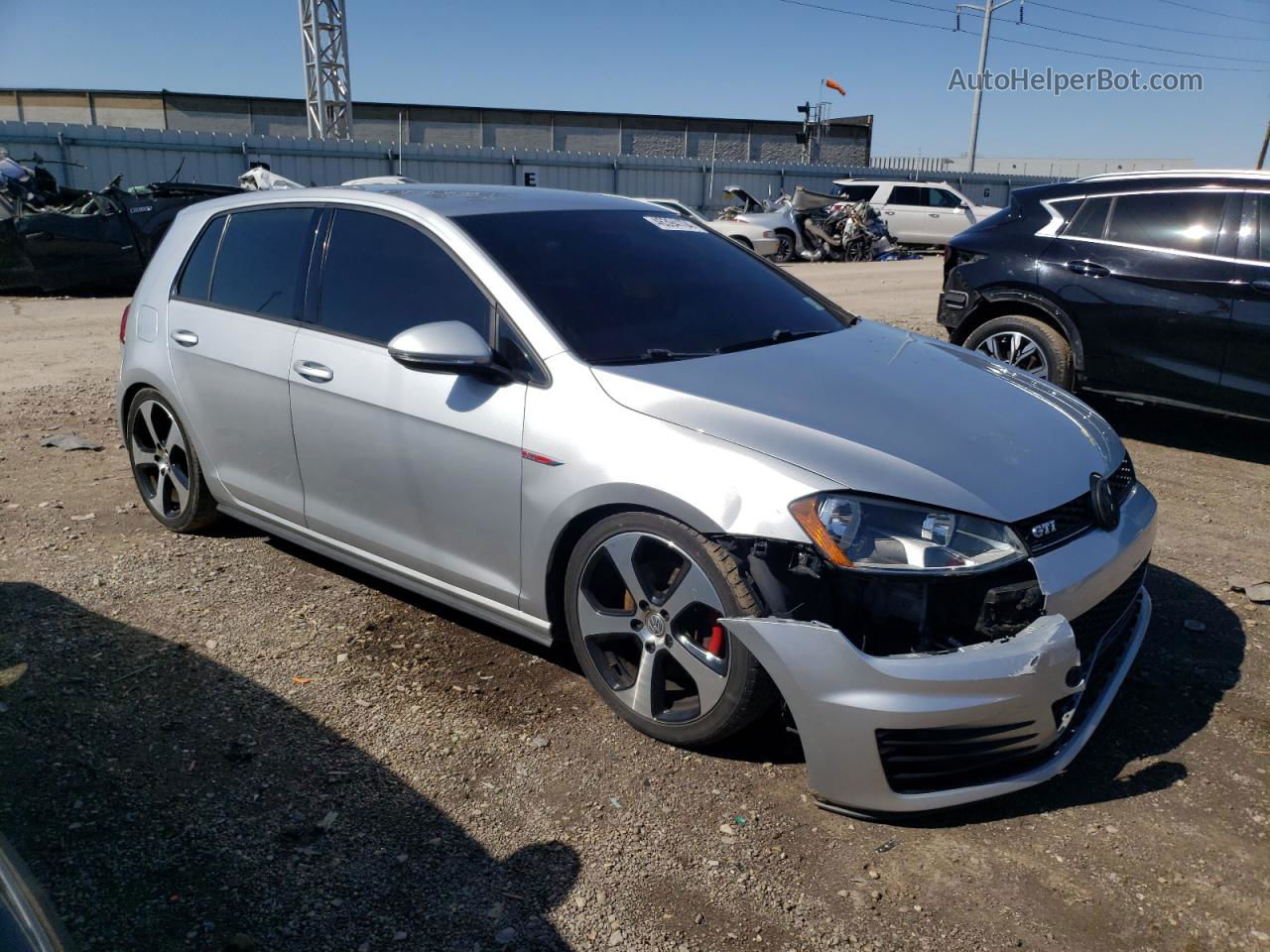 2016 Volkswagen Gti S/se Silver vin: 3VW5T7AU0GM039215