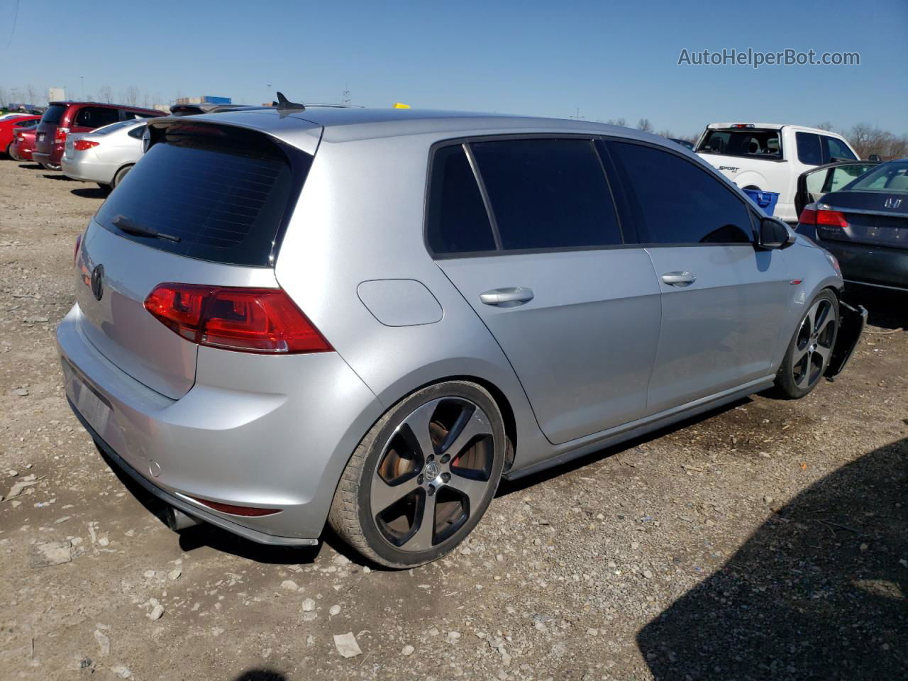 2016 Volkswagen Gti S/se Silver vin: 3VW5T7AU0GM039215