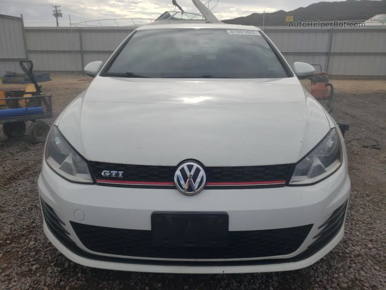 2017 Volkswagen Gti S Белый vin: 3VW5T7AU0HM065069