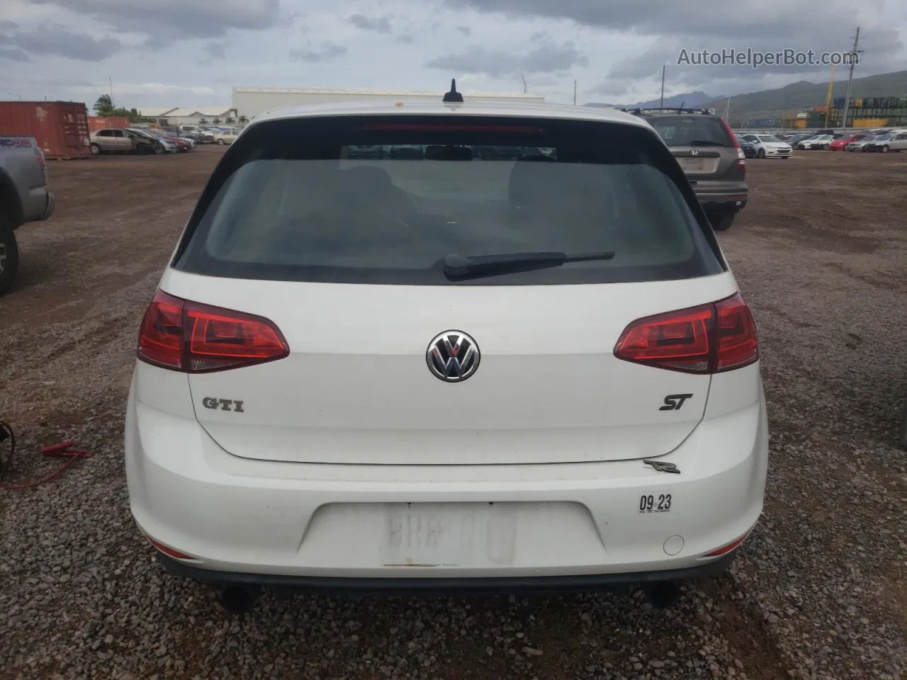 2017 Volkswagen Gti S Белый vin: 3VW5T7AU0HM065069