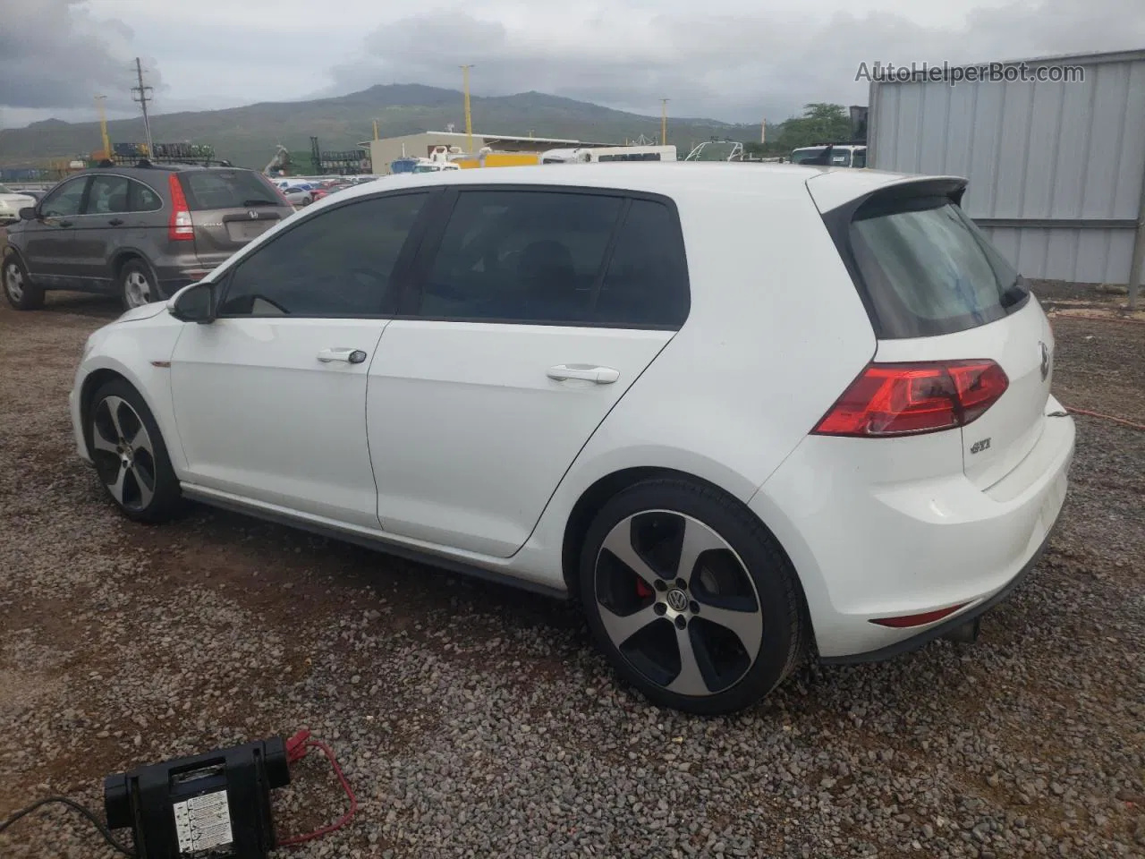 2017 Volkswagen Gti S White vin: 3VW5T7AU0HM065069