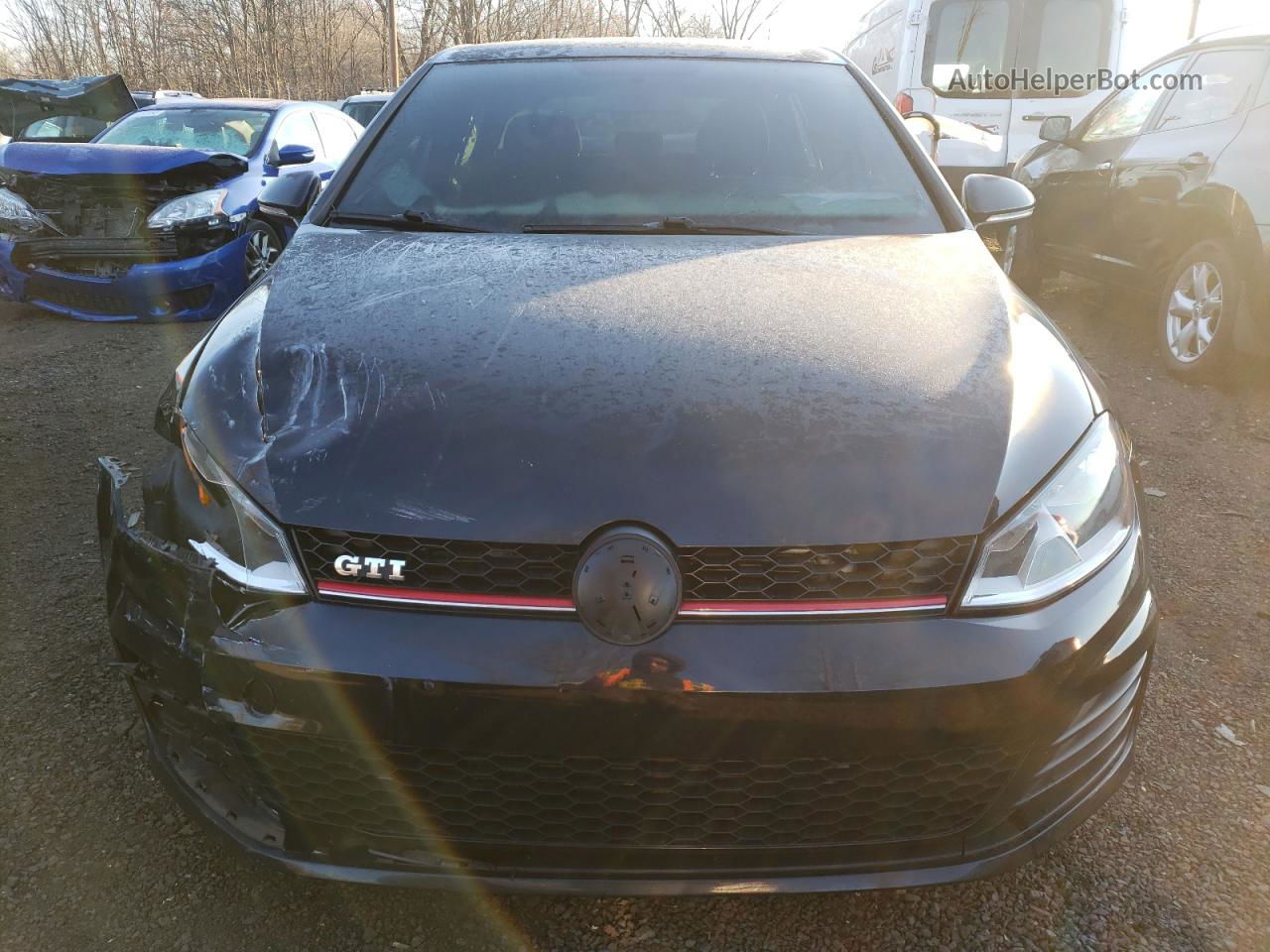 2017 Volkswagen Gti S Черный vin: 3VW5T7AU0HM066223