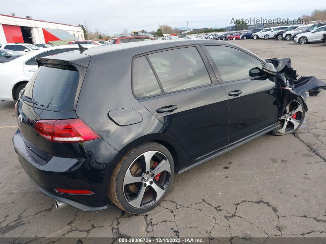 2019 Volkswagen Golf Gti 2.0t Autobahn/2.0t Rabbit Edition/2.0t S/2.0t Se Черный vin: 3VW5T7AU0KM001315