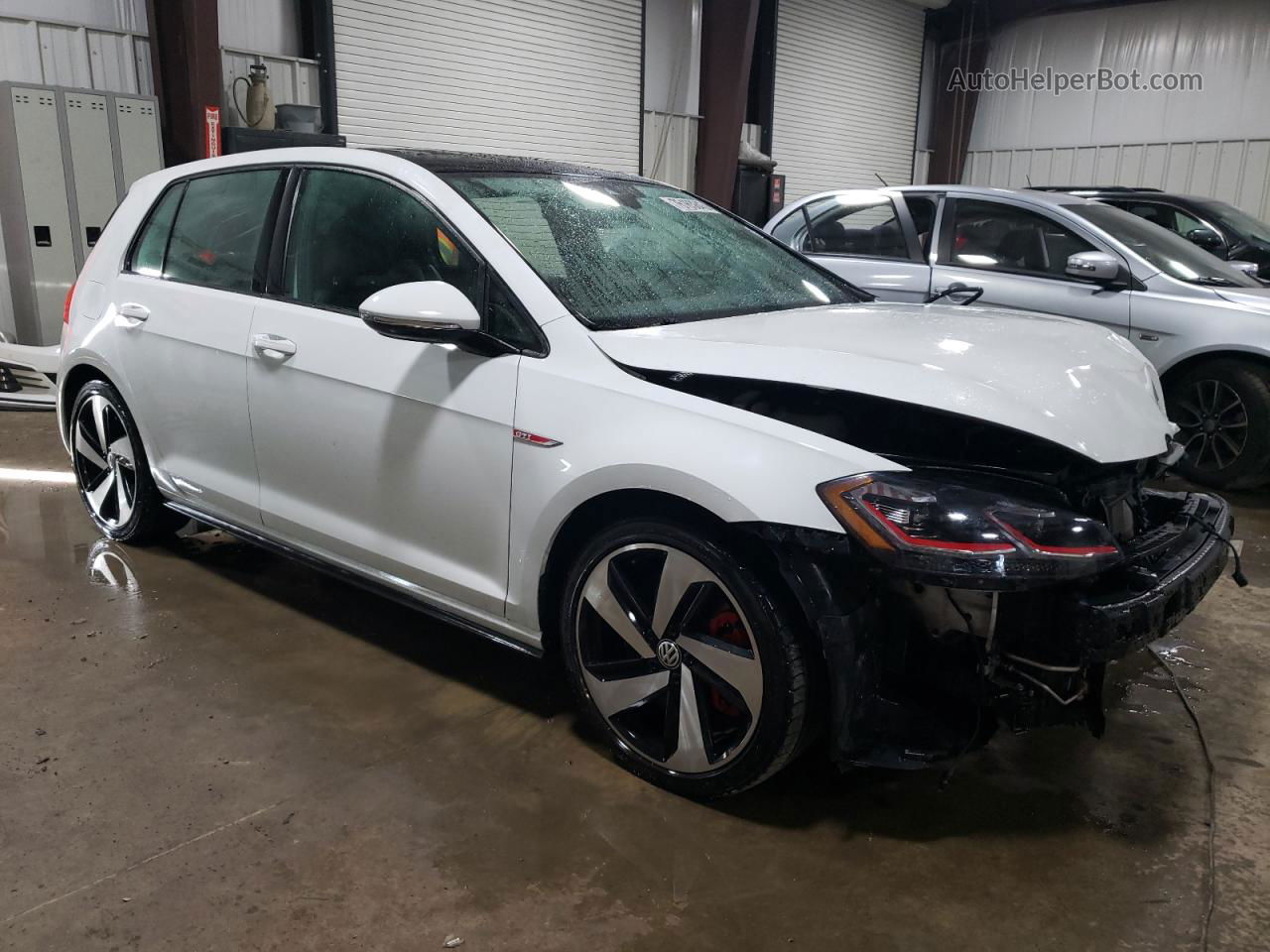 2019 Volkswagen Gti S White vin: 3VW5T7AU0KM011004