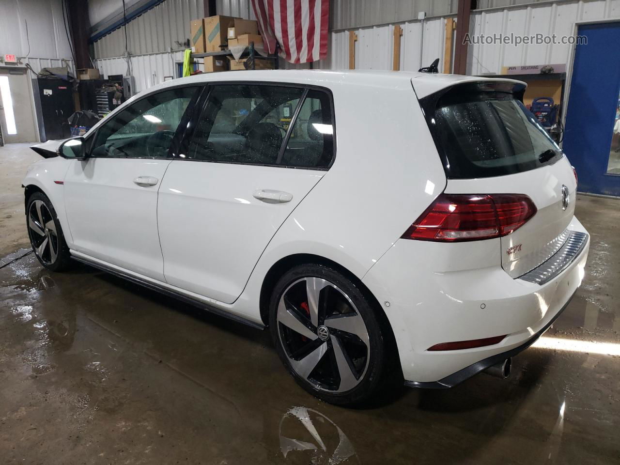 2019 Volkswagen Gti S White vin: 3VW5T7AU0KM011004