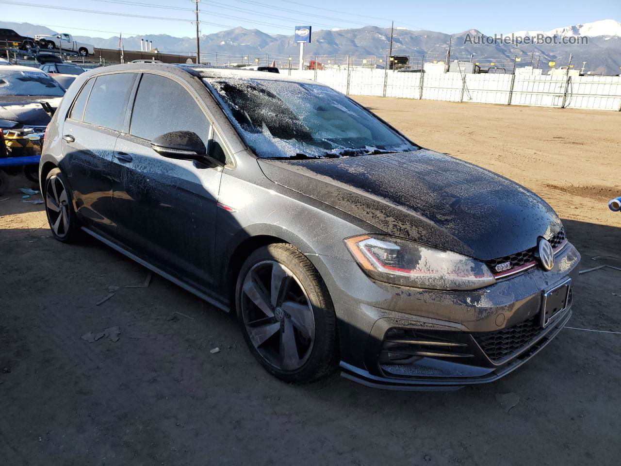 2019 Volkswagen Gti S Blue vin: 3VW5T7AU0KM016784