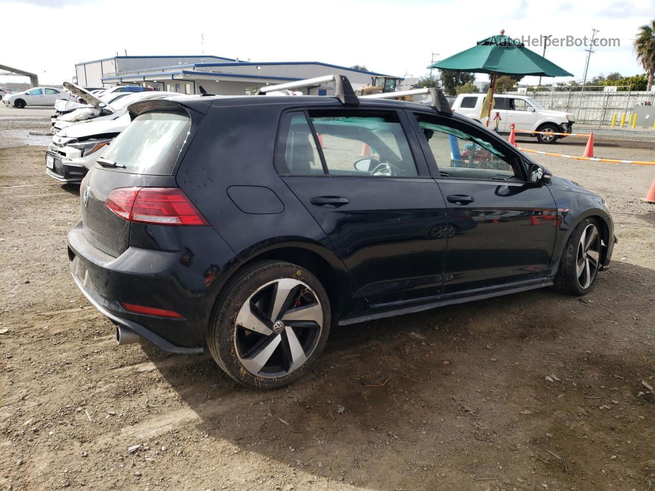 2019 Volkswagen Gti S Black vin: 3VW5T7AU0KM034198