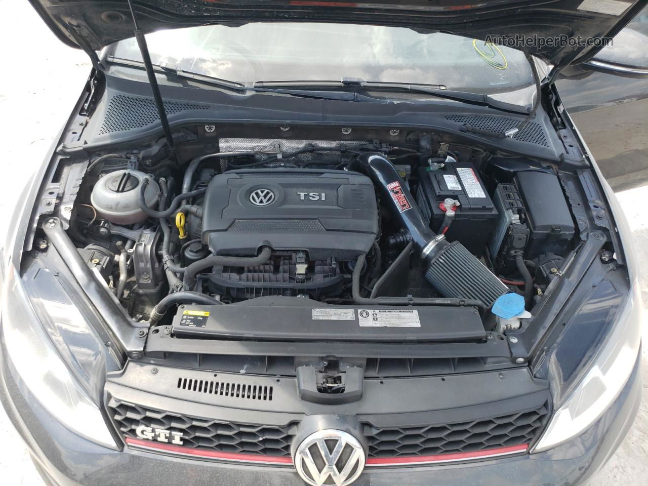 2015 Volkswagen Gti  Черный vin: 3VW5T7AU1FM004729