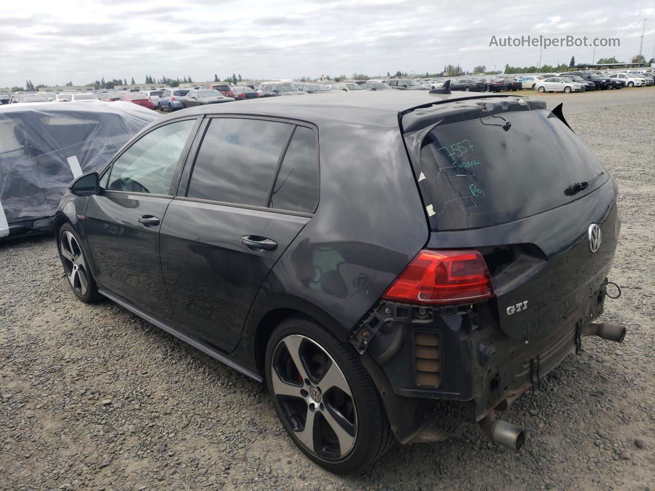 2015 Volkswagen Gti  Gray vin: 3VW5T7AU1FM015245