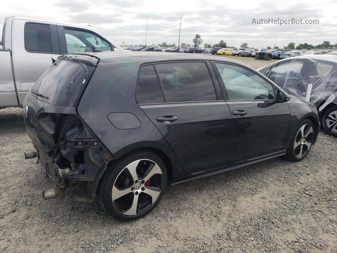 2015 Volkswagen Gti  Gray vin: 3VW5T7AU1FM015245