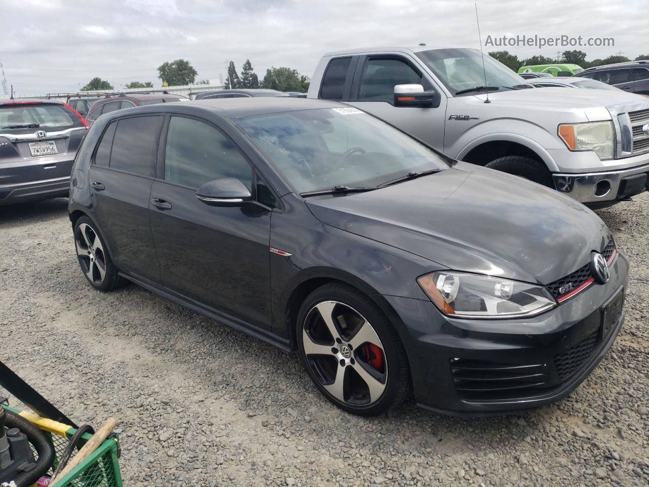 2015 Volkswagen Gti  Серый vin: 3VW5T7AU1FM015245