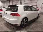 2015 Volkswagen Golf Gti 2.0t Autobahn 4-door White vin: 3VW5T7AU1FM096392