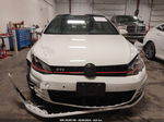 2015 Volkswagen Golf Gti 2.0t Autobahn 4-door White vin: 3VW5T7AU1FM096392